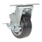 Vestil Rubber Swivel With Brake Caster 5 In. Diameter x 2 In. Width 661 Lb. Capacity Dark Black/Gold CST-VE-5X2MRA-SWB - alternate 3